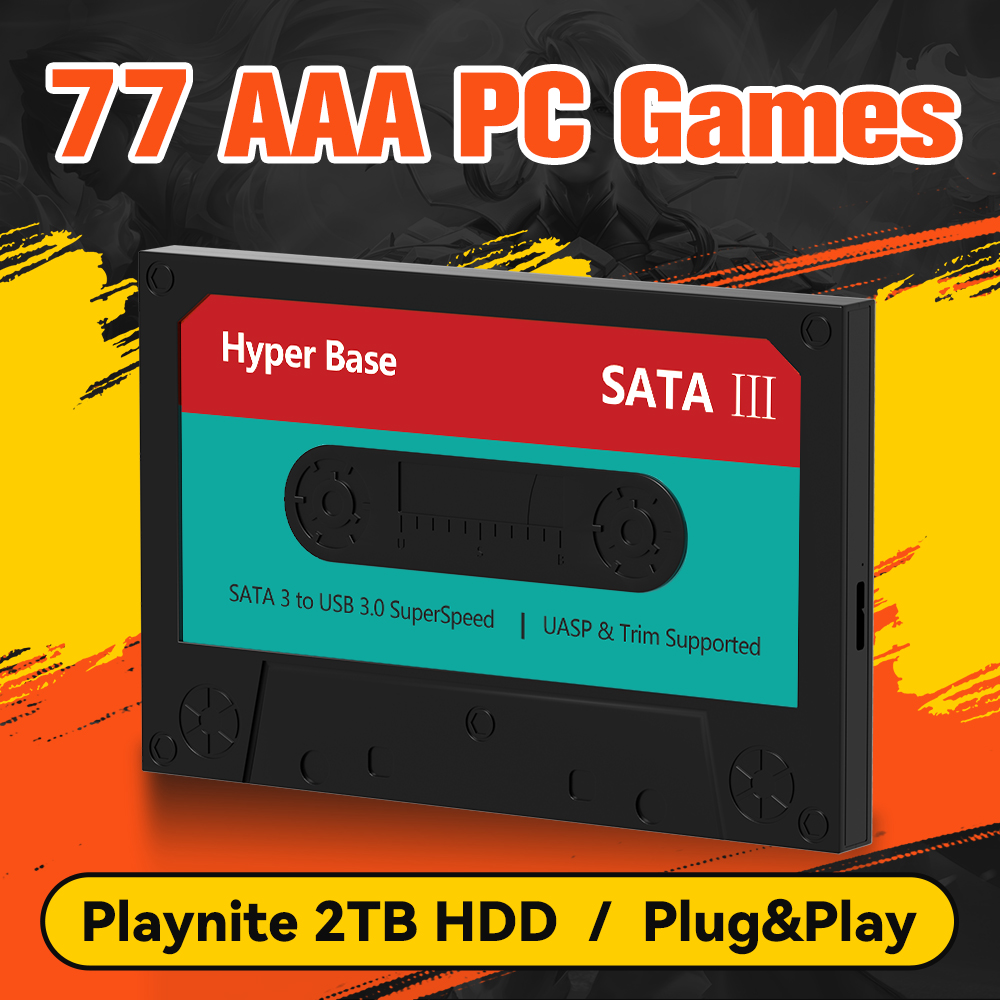 Pc Gaming Aaa - Playnite 2TB Gaming HDD with 77