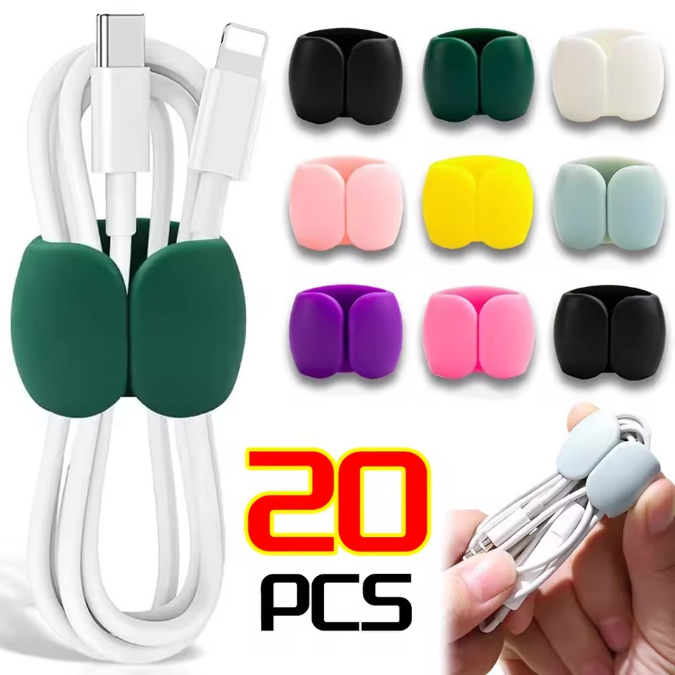 Cable Management Sleeve - 10/5/1PCS Multifunction Cable Organizer USB Holder