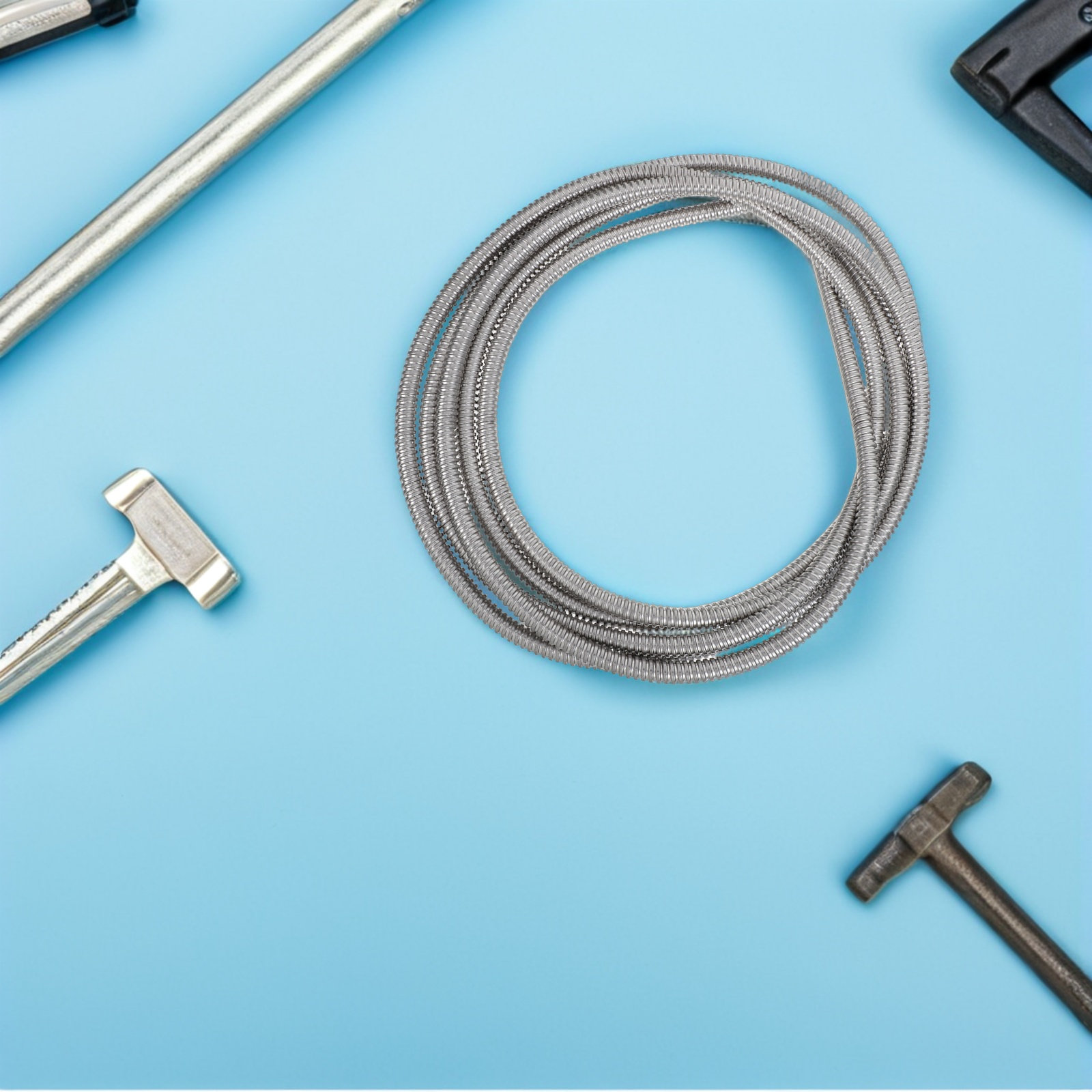 Cable Management Sleeve - 7Mm Stainless Steel Cable Protector Sleeve