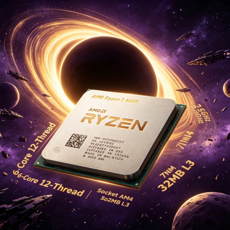 Pc Gaming Amd Ryzen 5 - Ryzen 5 5600 6-Core 12-Thread 7nm
