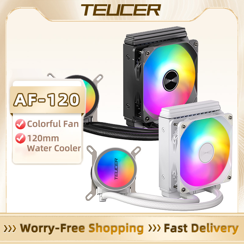 Pc Gaming Liquid Cooling - TEUCER AF-120 Water Cooler 12cm RGB