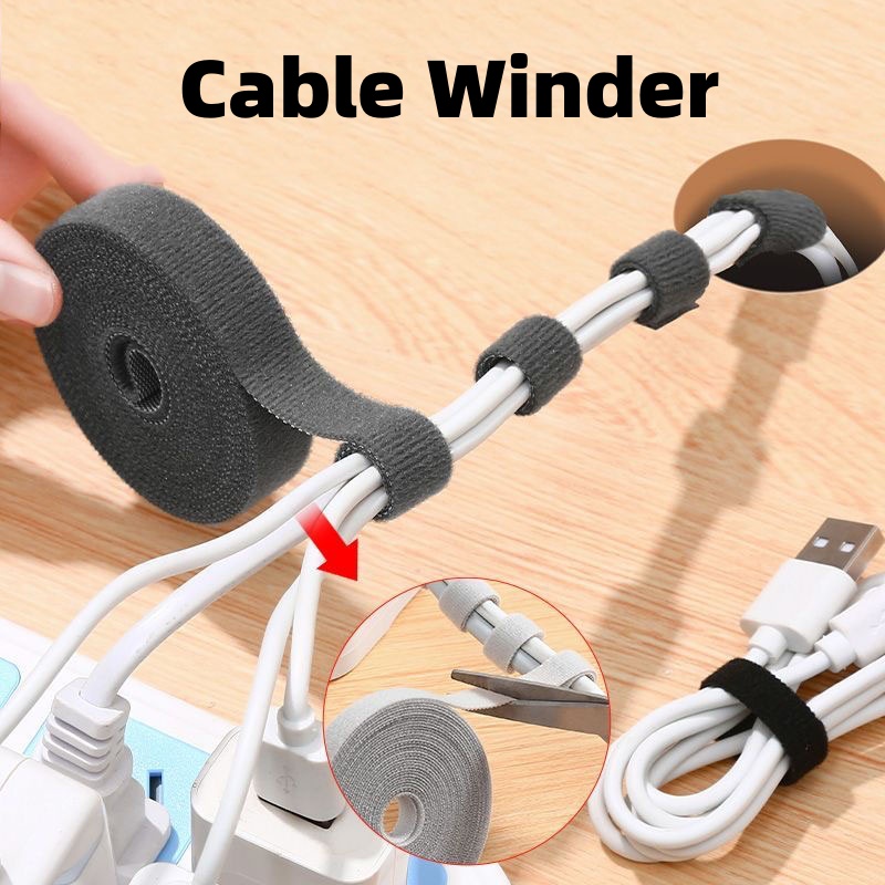 Cable Management Sleeve - Cable Organizer Ties Tearable Cable Protector