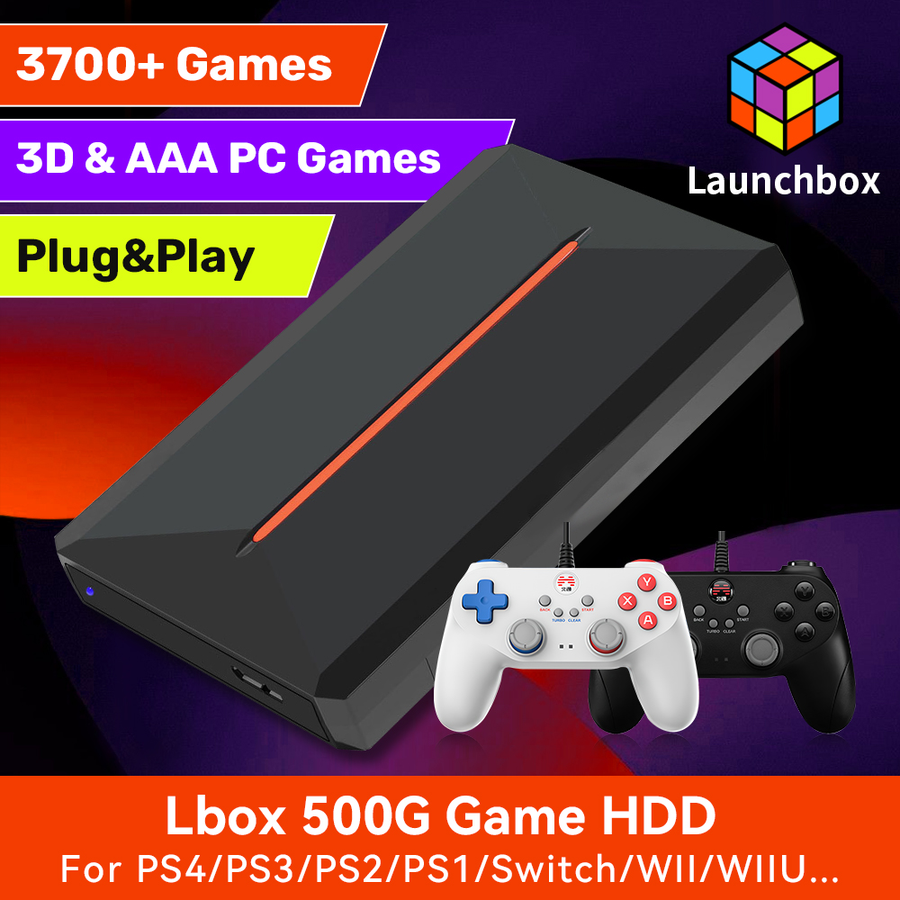 Pc Gaming Aaa - Launchbox 500G Gaming Hard Drive Emulator