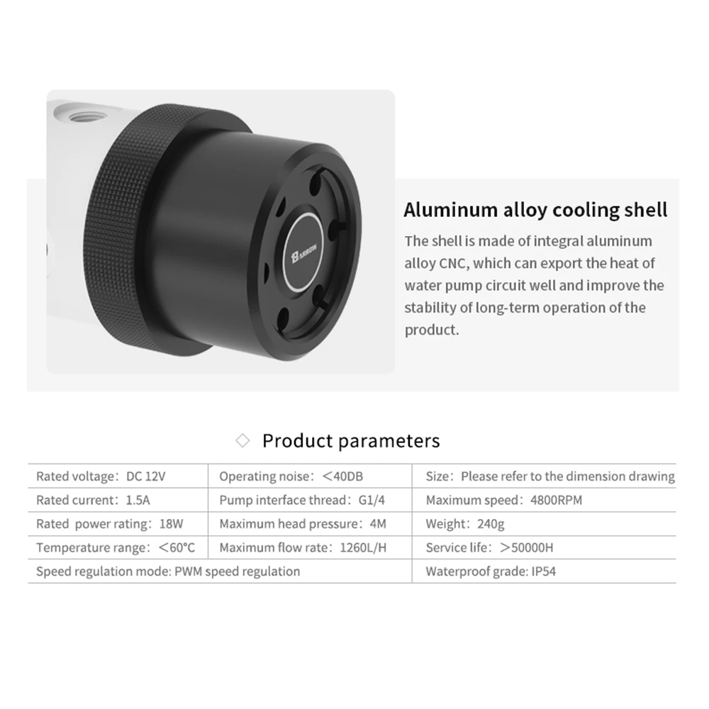 Barrow PWM Water Pump Reservoi - Pc Gaming Xịn ulasan dan harga