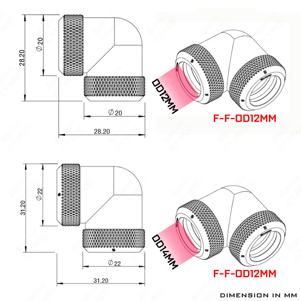Water Cooling Fittings Barrow  - Pc Gaming Liquid Cooling ulasan dan harga