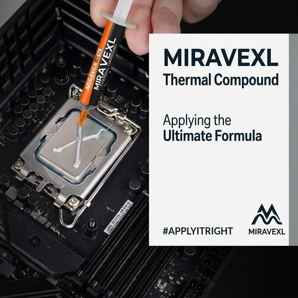 MIRAVEXL 8g Thermal Paste Low  - Pc Gaming Upgrades ulasan dan harga
