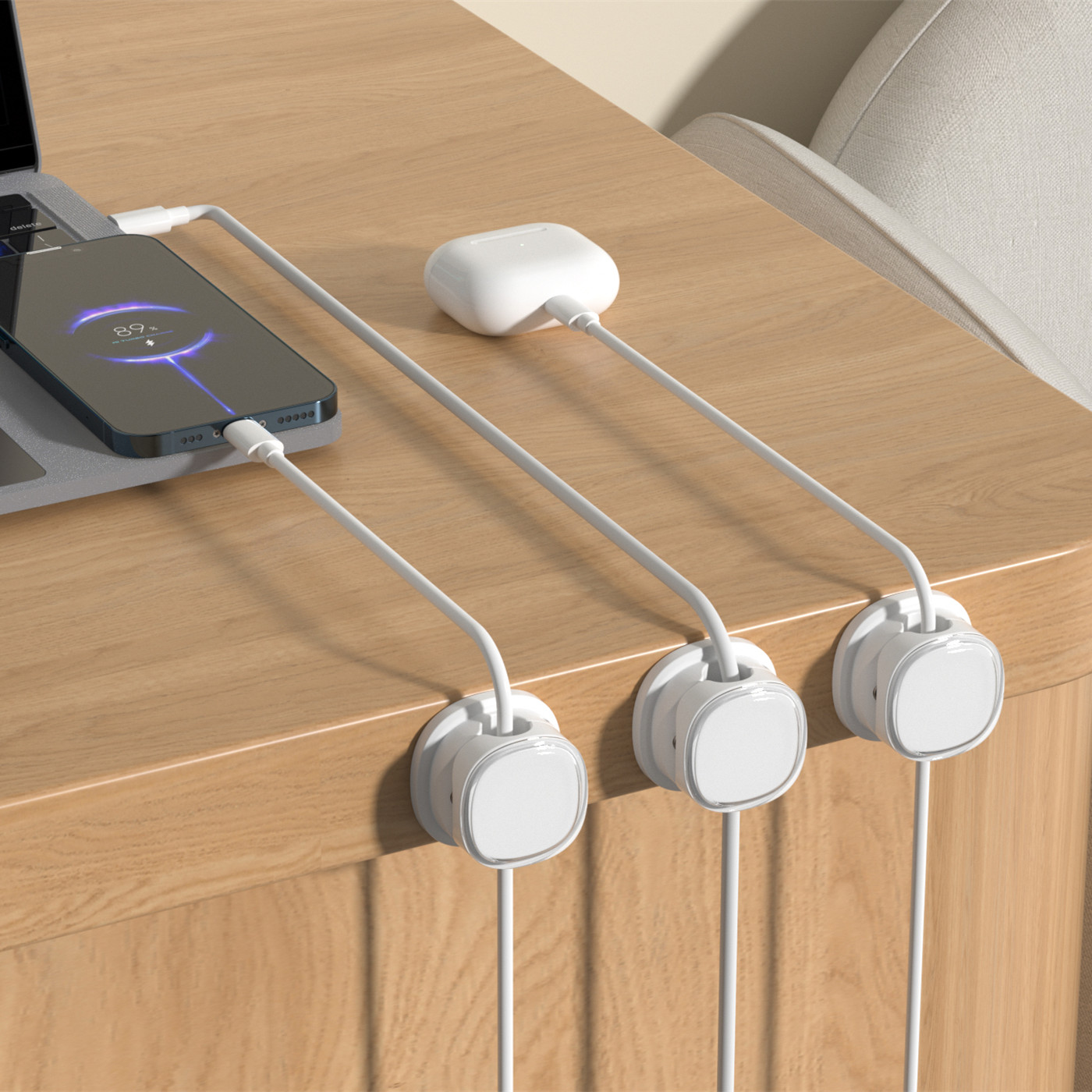 3/6/8/12PCS Magnetic Cable Cli - Cable Management Sleeve ulasan dan harga