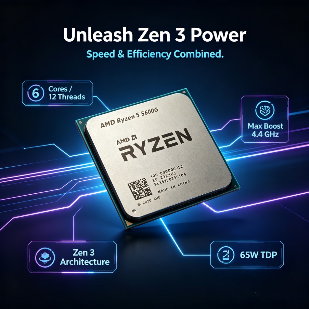 Unlocked AM4 APU With Vega 7 G - Pc Gaming Amd Ryzen 5 ulasan dan harga