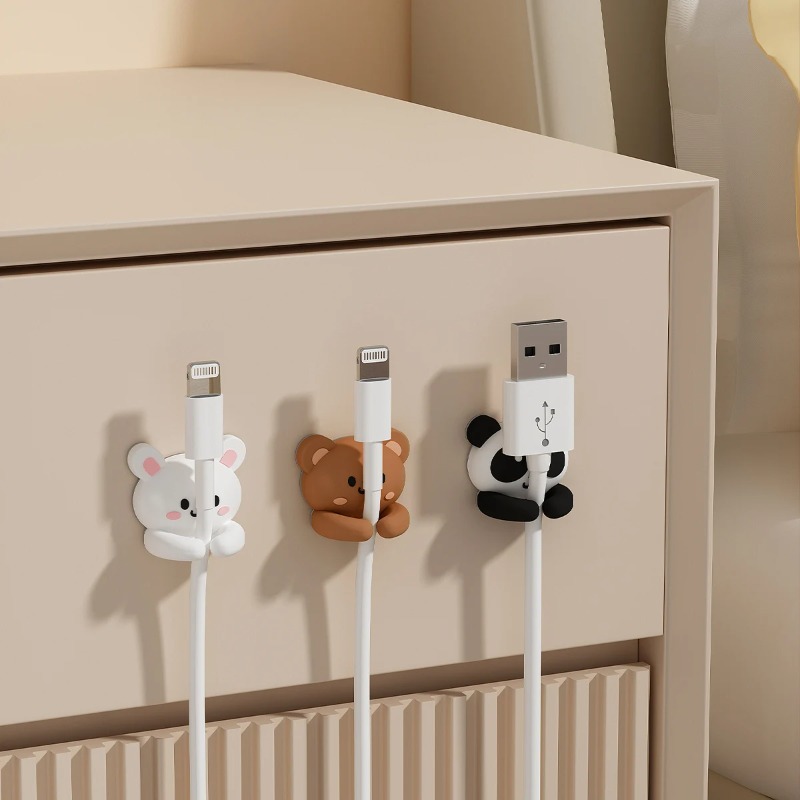 Cute Cartoon Desktop Cable Org - Cable Management Sleeve ulasan dan harga