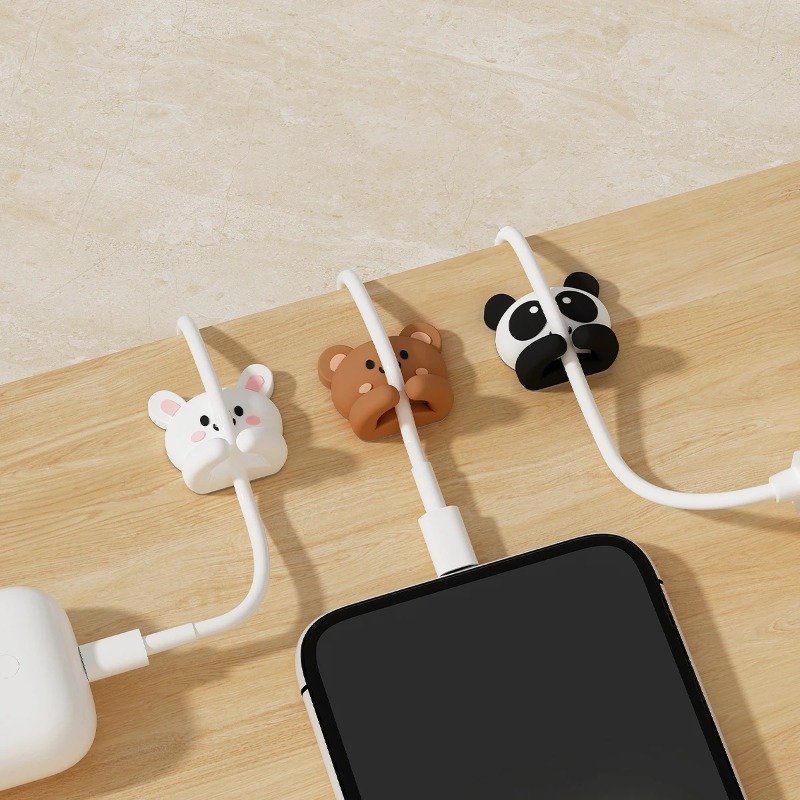 Cute Cartoon Desktop Cable Org - Cable Management Sleeve ulasan dan harga