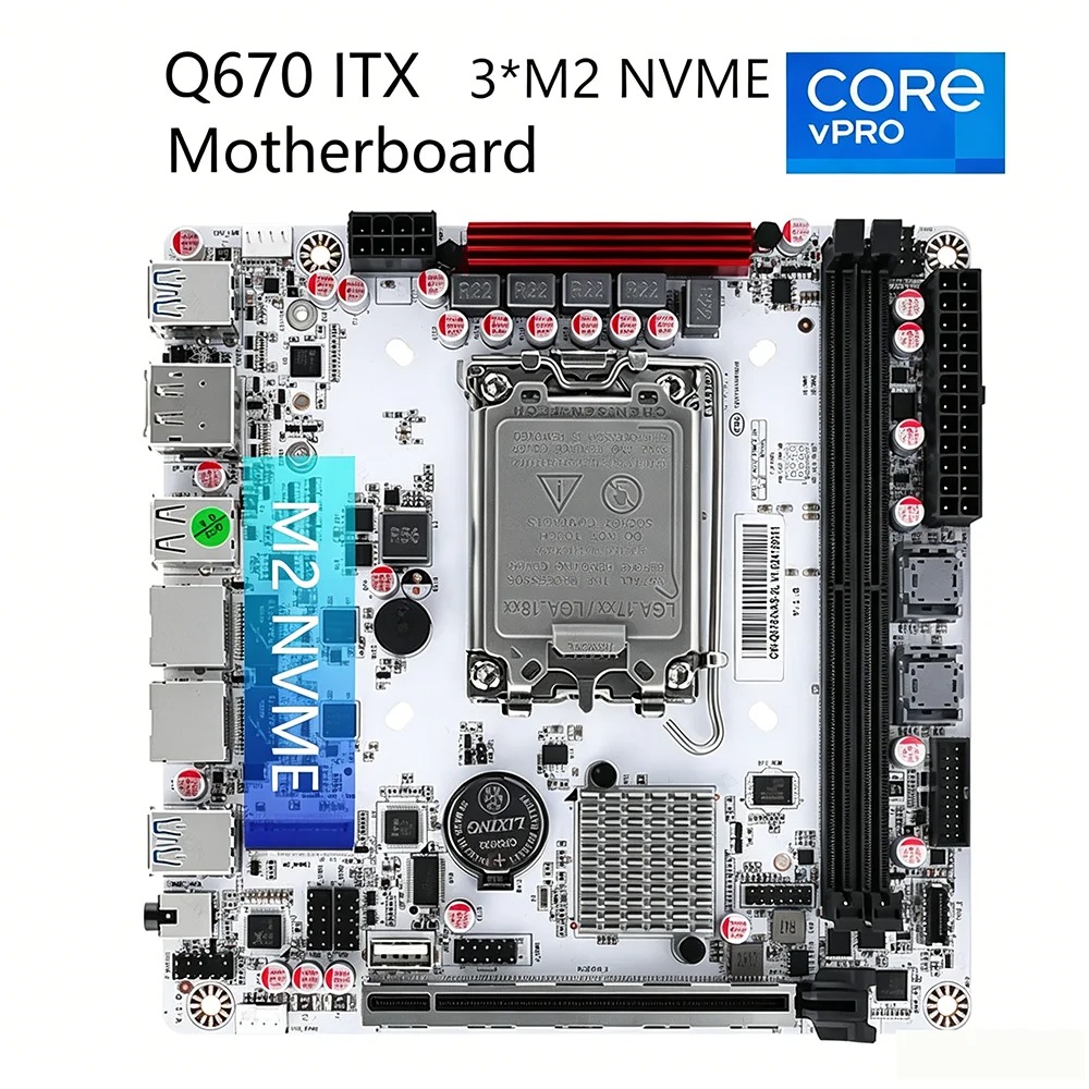 Q670 ITX NAS Motherboard Kit,  - Pc Gaming I7 14Th Gen ulasan dan harga