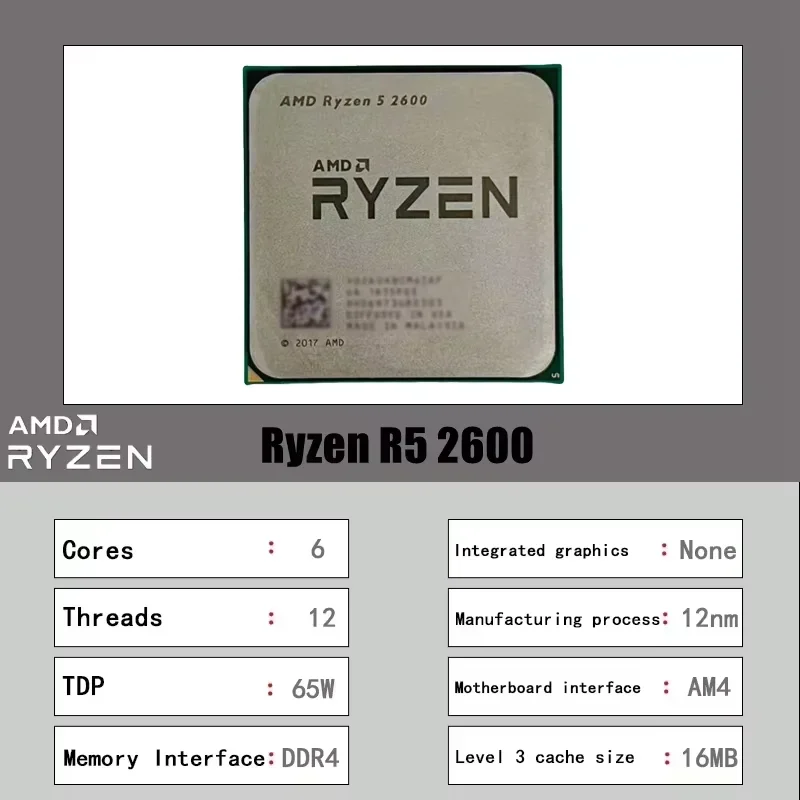 AMD Ryzen 5 2600 16MB L3 Cache - Pc Gaming Amd Ryzen 5 ulasan dan harga