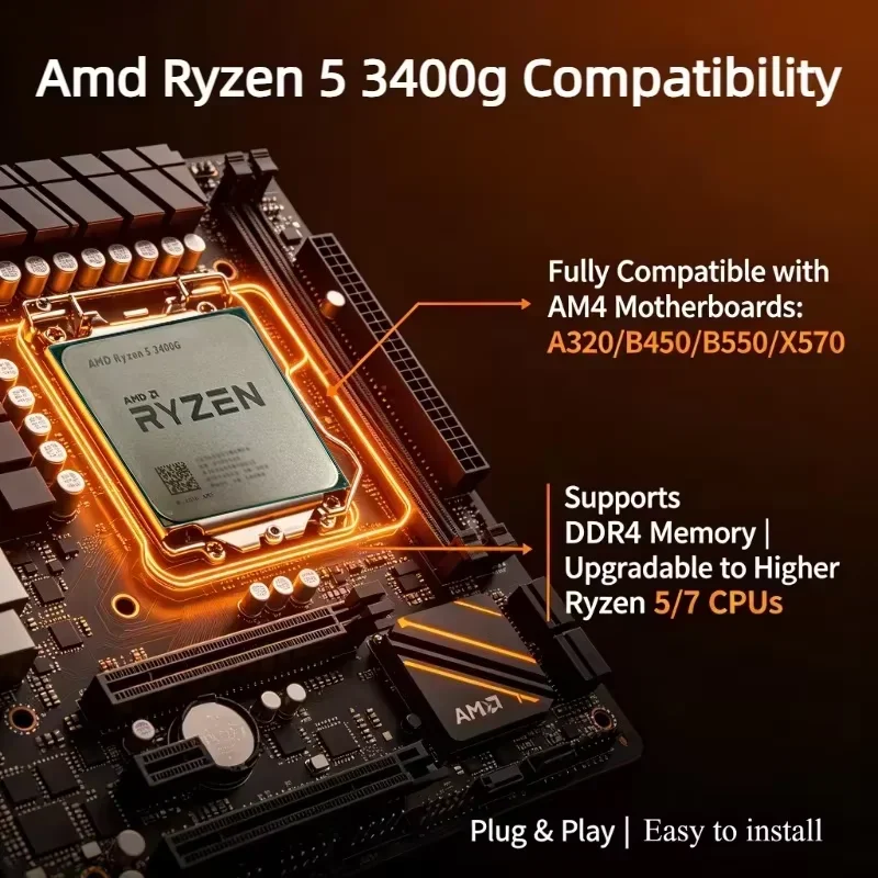 AMD Ryzen 5 3400G R5 3400G CPU - Pc Gaming Amd Ryzen 5 ulasan dan harga