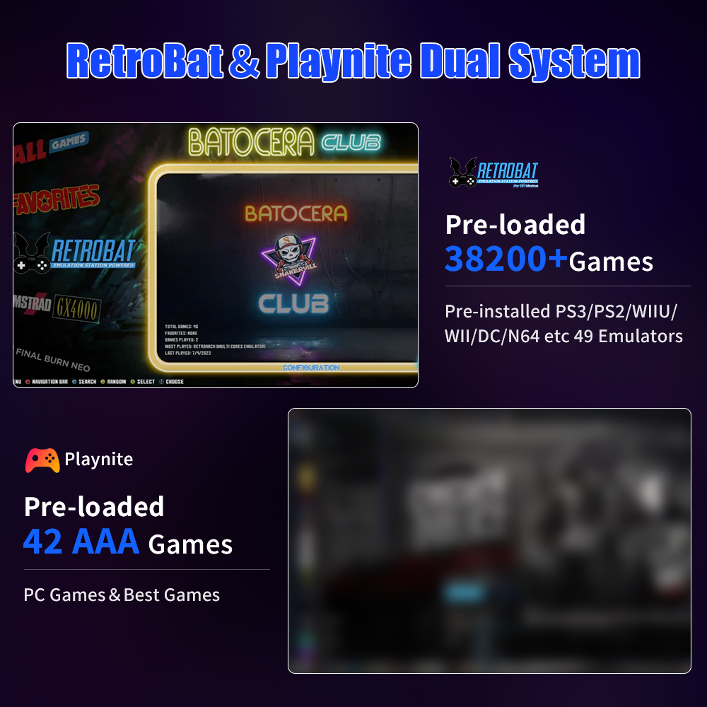 Retrobat&Playnite Gaming HDD R - Pc Gaming Aaa ulasan dan harga
