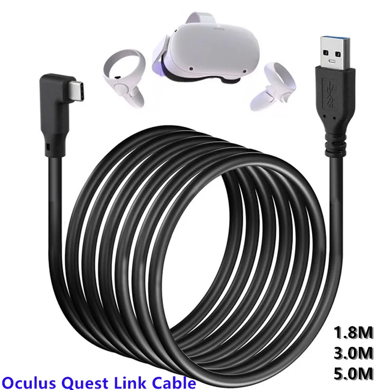USB C Cable 90 Degree 5Gbps 3A - Pc Gaming Vr ulasan dan harga