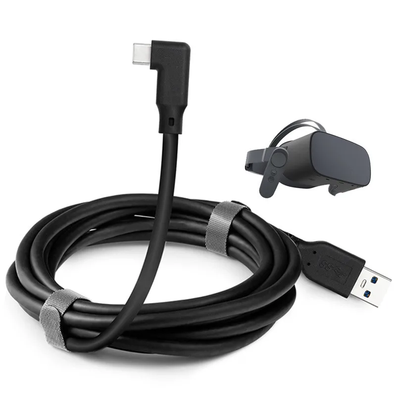 USB C Cable 90 Degree 5Gbps 3A - Pc Gaming Vr ulasan dan harga
