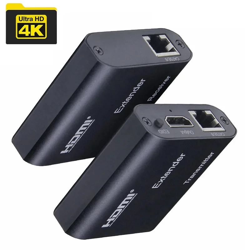 4K HDMI Extender over Single R - Pc Gaming Vr ulasan dan harga