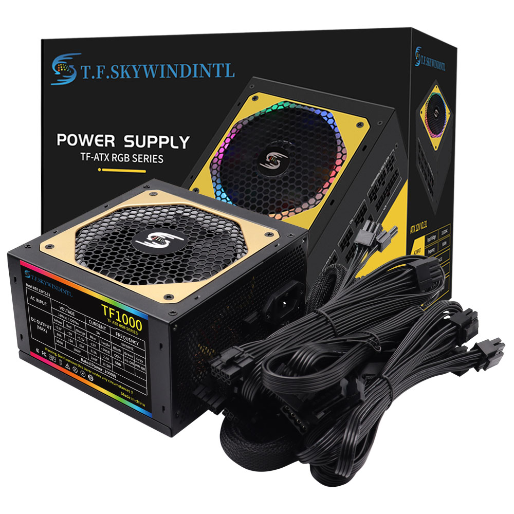 T.F.SKYWINDINTL 1000W Rgb ATX  - Pc Gaming Watt ulasan dan harga