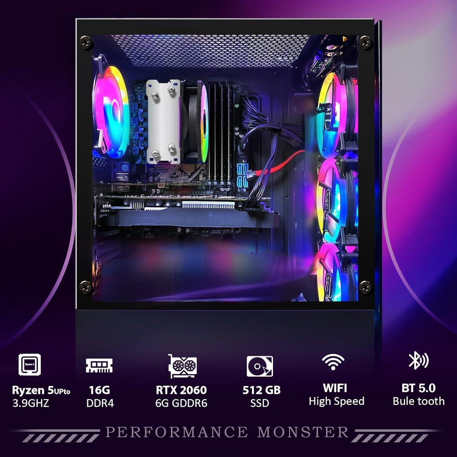 Gaming PC Desktop Computer, AM - Pc Gaming Amd Ryzen 5 ulasan dan harga