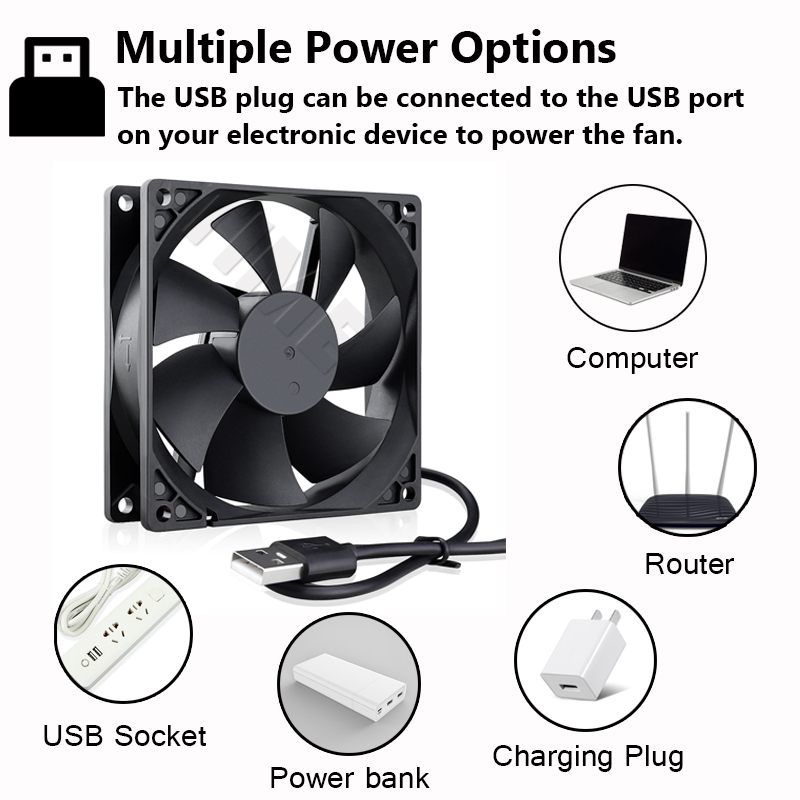 Gdstime 60MM USB Fan 140MM 120 - Pc Gaming Vr ulasan dan harga