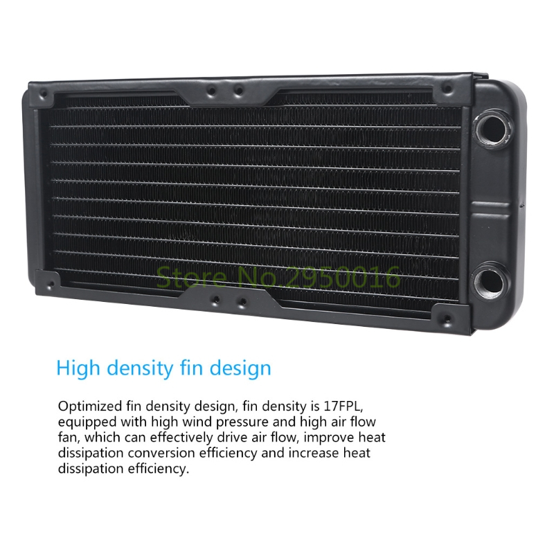 240mm 10/18 Tube Computer Wate - Pc Gaming Liquid Cooling ulasan dan harga