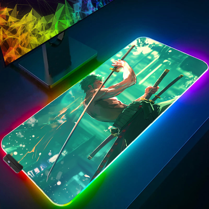 ONE PIECE Zoro Mouse Pad RGB G - Pc Gaming Sultan ulasan dan harga