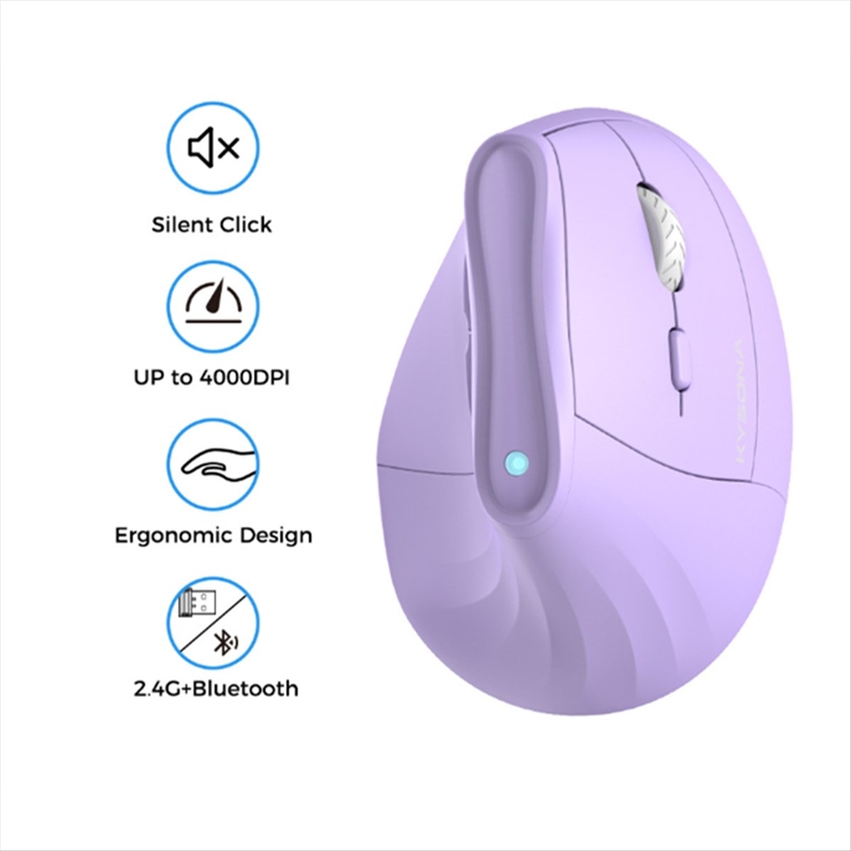 ABGN Wireless Vertical Mouse U - Pc Gaming Aaa ulasan dan harga