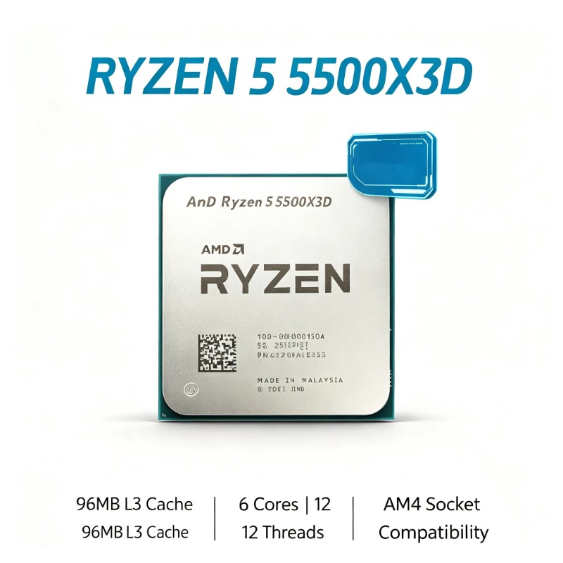 AMD Ryzen 5 5500X3D DIY Gaming - Pc Gaming Amd Ryzen 5 ulasan dan harga