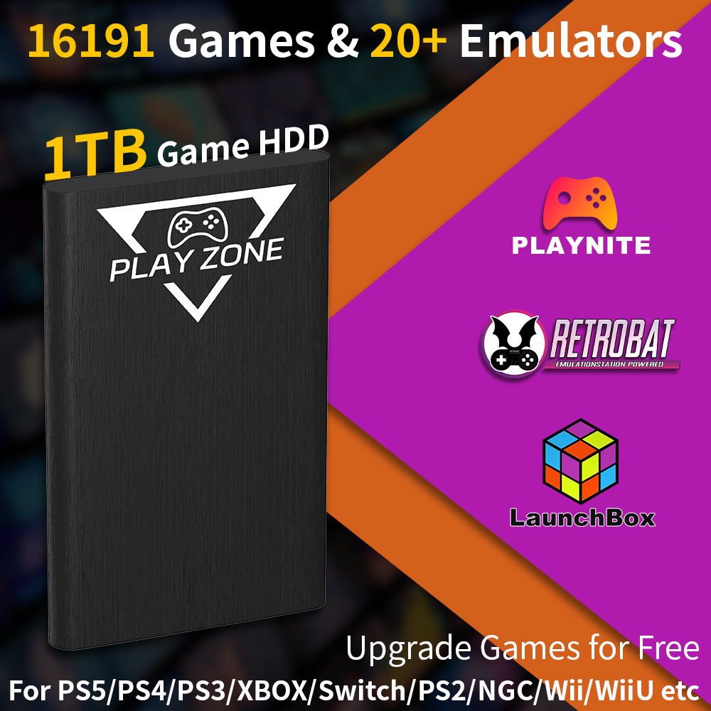 Play Zone 1TB Portable Gaming  - Pc Gaming Aaa ulasan dan harga