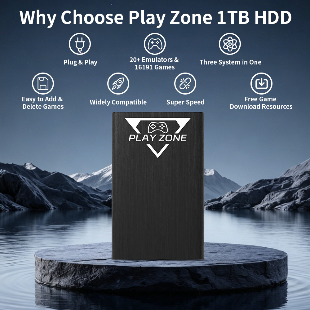 Play Zone 1TB Portable Gaming  - Pc Gaming Aaa ulasan dan harga