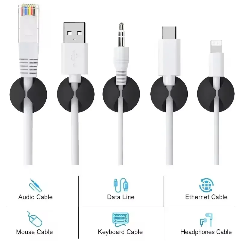 Cable Clips Phone Cord Holder  - Cable Management Sleeve ulasan dan harga