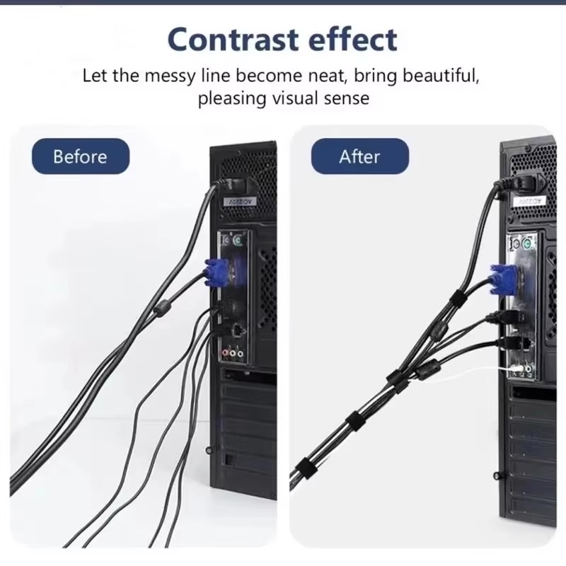 Cable Organizer Ties Tearable  - Cable Management Sleeve ulasan dan harga