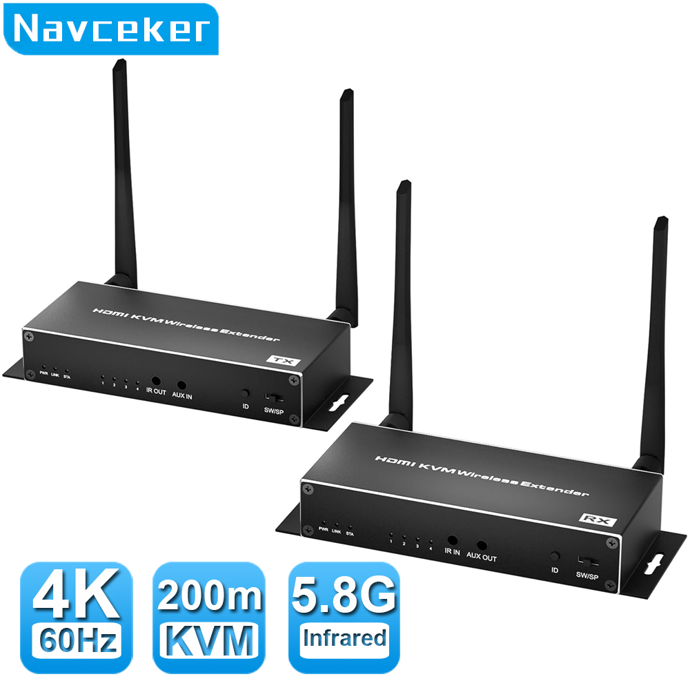 Navceker 4K Wireless HDMI Vide - Pc Gaming Vr ulasan dan harga