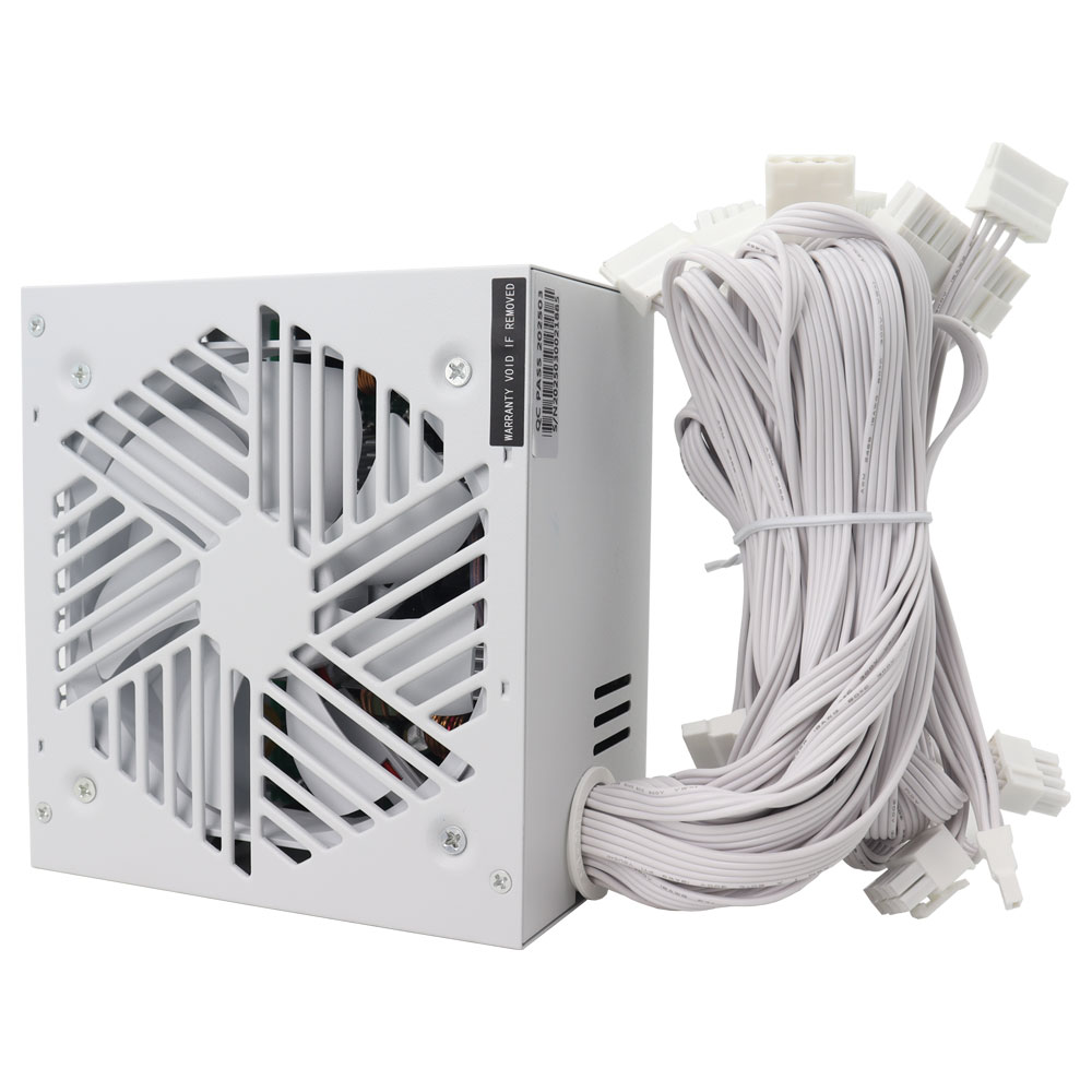 White 750W PSU PC Power Supply - Pc Gaming Watt ulasan dan harga