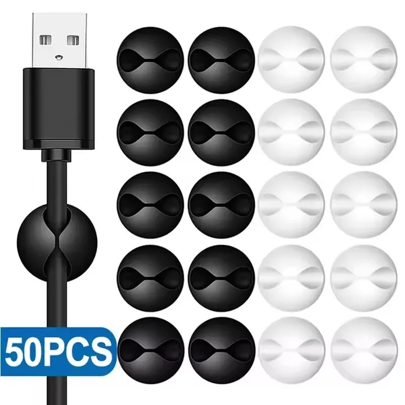 5/50Pcs Mini Cable Organizer S - Cable Management Sleeve ulasan dan harga